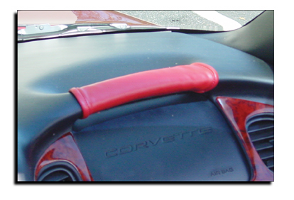 Grab Bar Accent Wrap - Black, C5 Corvette